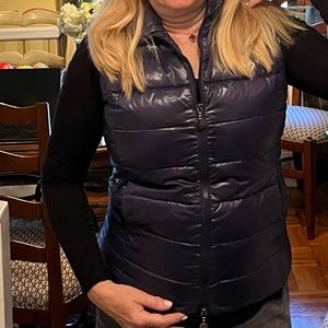 Blue Moncler puffer vest size 1